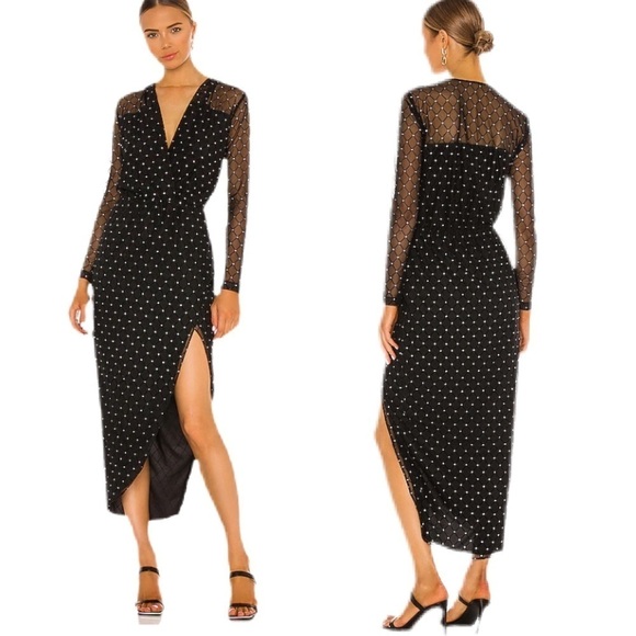 Amanda Uprichard Revolve Yesinia Dress Diamond Mesh - Picture 2 of 12